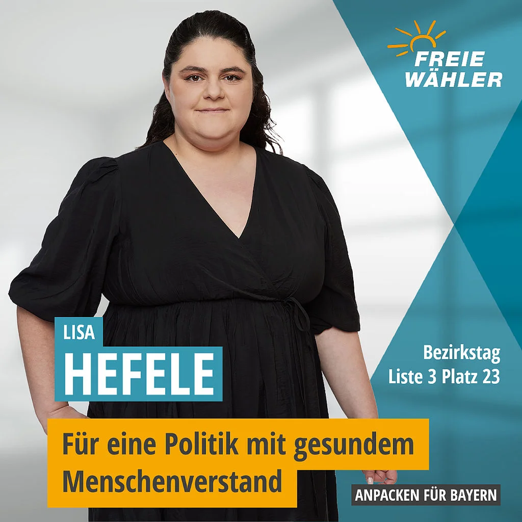 Lisa Hefele, Kandidatin für den Stimmkreis 104 München-Milbertshofen