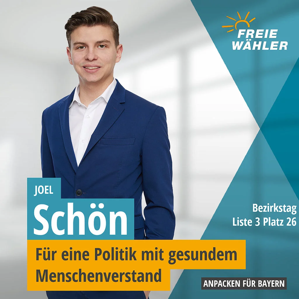 Joel Schön, Kandidat für den Stimmkreis 101 München-Hadern