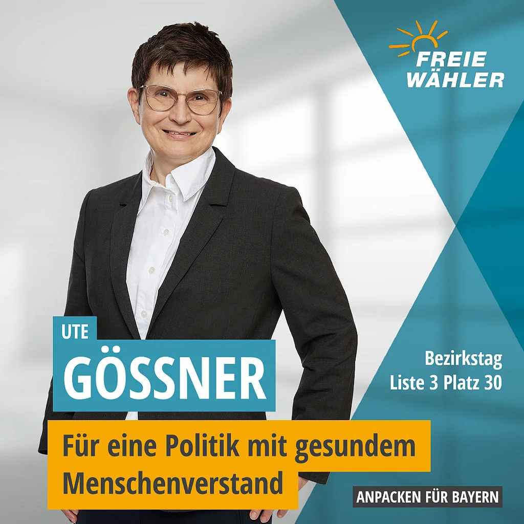 Ute Gössner, Kandidatin für den Stimmkreis 105 München-Moosach